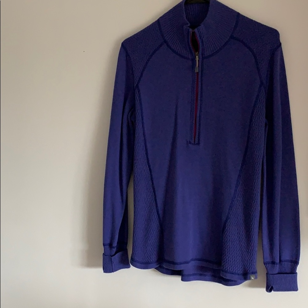 Purple Eddie Bauer sweater